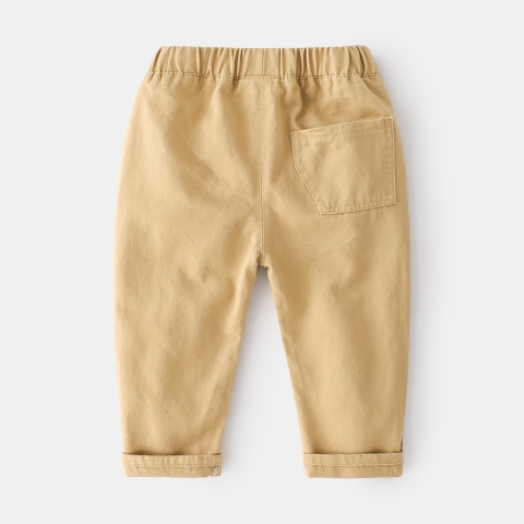 Quần kaki cotton thoải mái phong cách Hàn Quốc cho bé trai