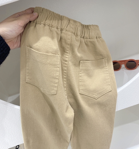 Quần kaki lưng chun phong cách Hàn Quốc cho bé trai