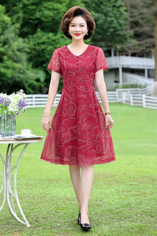 Đầm kiểu dáng phương Tây thiết kế thanh lịch tao nhã phù hợp dự tiệc đi làm