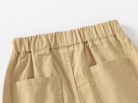 Quần short kaki in hoạt hình cá sấu cho bé trai