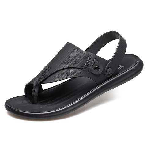 Dép sandal nam xỏ ngón chất da cao cấp chống thấm nước