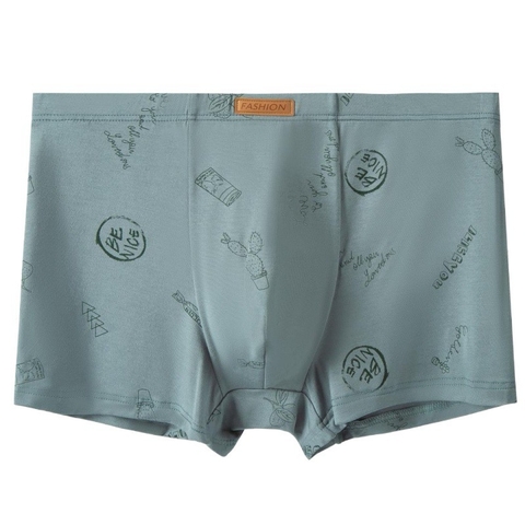 Quần lót boxer nam in hình thoáng khí siêu co giãn