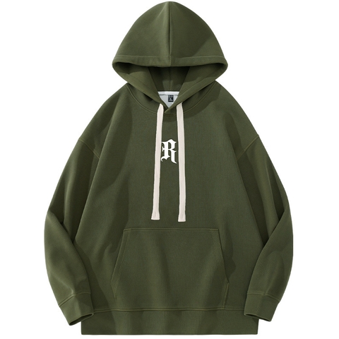 Áo hoodie unisex dài tay in chữ phong cách thời trang trung tính