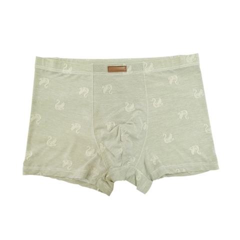 Quần lót boxer nam in hình kẻ sọc chất cotton mềm mại siêu bền