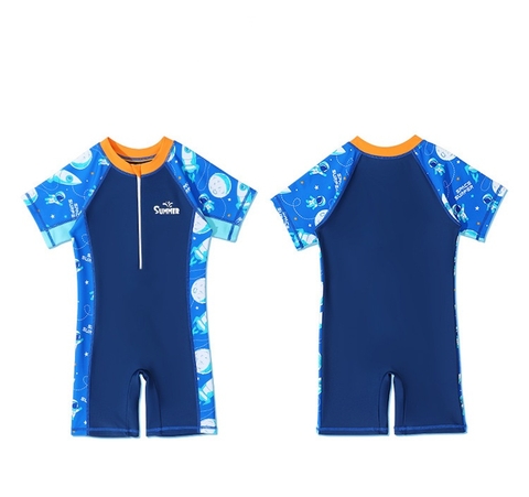 Bộ đồ bơi liền mảnh in hoạt hình cho bé trai