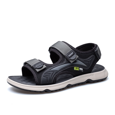 Dép sandal nam hai quai dán dễ dàng điều chỉnh