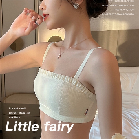Áo bra cúp ngực mỏng chống tụt hở lưng gợi cảm, phong cách Nhật Bản và Hàn Quốc