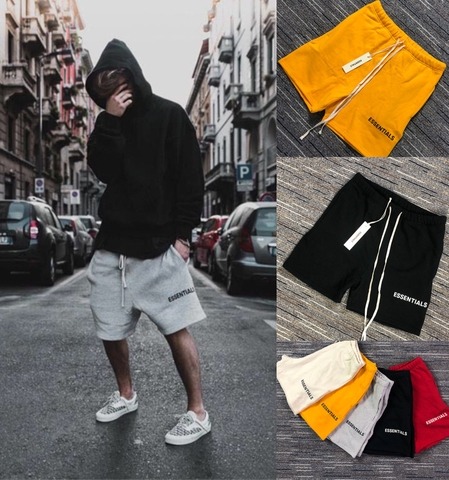 Quần short high street ESSENTIALS kiểu dáng thể thao dành cho nam