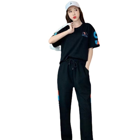 Bộ đồ cotton mỏng xu hướng thời trang giản dị dành cho các môn thể thao