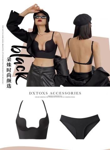 Áo bra nữ khoét ngực sâu hở lưng gợi cảm giúp nâng ngực