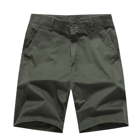 Quần short kaki nam trơn đơn giản dáng âu hợp thời trang