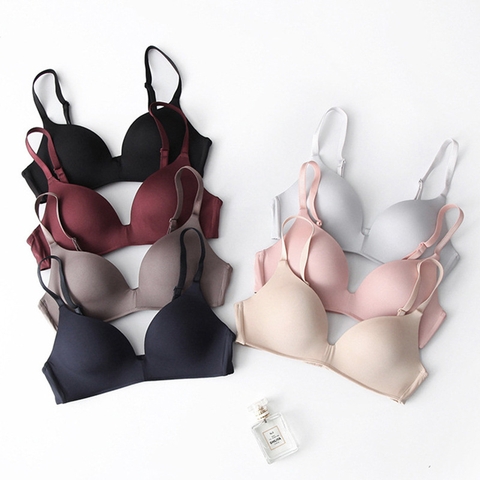 Áo bra nữ nâng ngực, không có gọng thép, thoáng khí, phong cách Nhật Bản