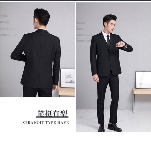 Bộ đồ vest nam kèm áo sơ mi kiểu dáng sang trọng, lịch lãm