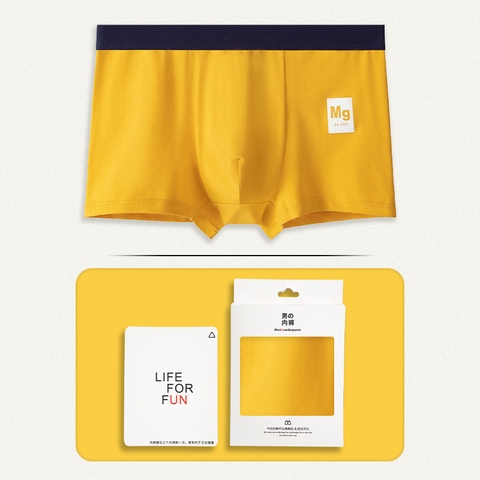Quần lót boxer nam chất cotton co giãn thoáng khí