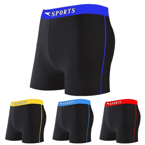 Quần bơi in chữ SPORTS thoáng khí dành cho nam