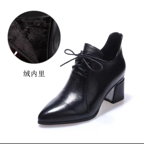 Giày cao gót nữ da thật kiểu dáng thanh lịch