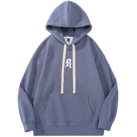 Áo hoodie unisex dài tay in chữ phong cách thời trang trung tính