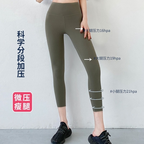 Quần legging nữ dài bảy tấc ôm dáng, phong cách Hàn Quốc dành cho các môn thể thao