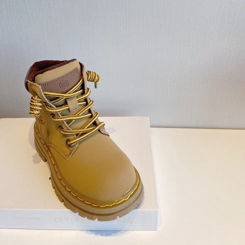 Giày boot Martin phong cách thời trang Hàn Quốc cho bé gái và bé trai
