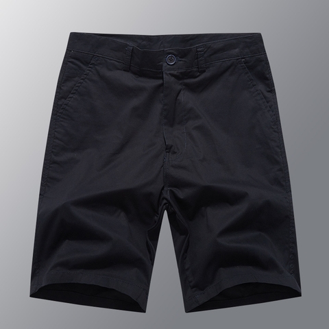 Quần short kaki nam trơn đơn giản dáng âu hợp thời trang
