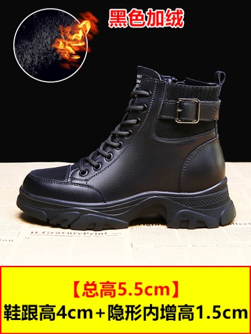 Giày boots Martin ngắn cổ phong cách Anh Quốc phù hợp cho học sinh, sinh viên
