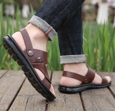 Dép sandal thoáng khí đơn giản dành cho nam