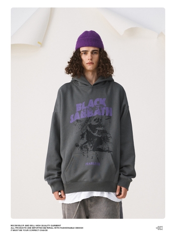 Áo hoodie OVDY unisex in hình kiểu dáng oversize