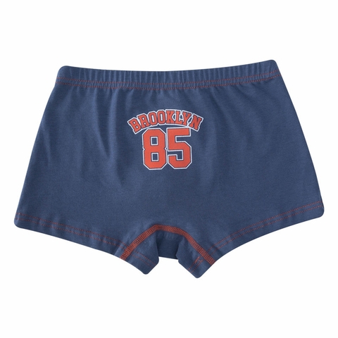 Combo 5 quần lót boxer cotton kiểu dáng họa tiết thể thao cho bé trai