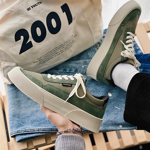Giày sneaker nam kiểu ulzzang phong cách Hàn Quốc