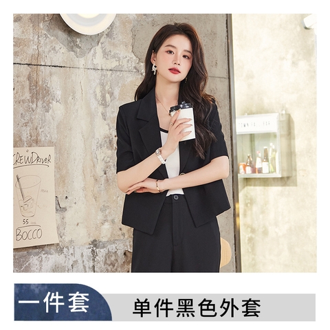 Bộ đồ vest tay ngắn quần dài thời trang, khí chất công sở dành cho nữ