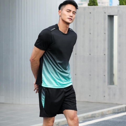 Bộ đồ thể thao phối màu đơn giản phù hợp cho cả nam và nữ