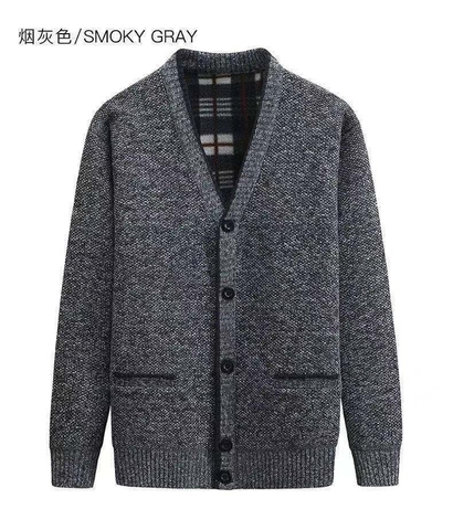 Áo len cardigan nam cổ chữ V dày dặn sang trọng