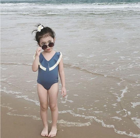 Bộ đồ bơi một mảnh dành cho bé gái kiểu dáng mới dễ thương