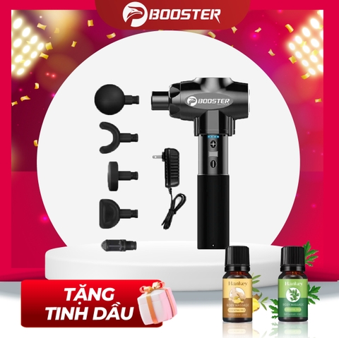 Booster E - 9 Mức Độ - 6 Đầu Massage- Máy Massage Thư Giãn Cơ Bắp