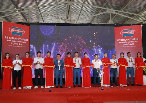 SUNHOUSE khánh thành nhà máy Máy lọc nước R.O Long An