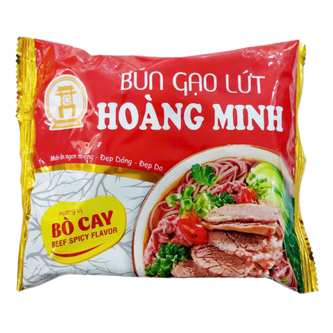 Bún gạo lứt Hoàng Minh hương vị bò cay