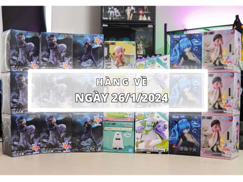 26/1/2024 - CẬP NHẬT LIST HÀNG MỚI VỀ MFIGURE