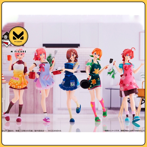 MÔ HÌNH 5 Nàng Dâu Nakano - Nhà Có 5 Nàng Dâu - Ichiban Kuji - Flower Apron (Bandai) FIGURE CHÍNH HÃNG