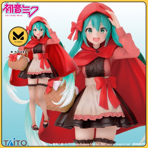 MÔ HÌNH Hatsune Miku -  Piapro Characters -  Hatsune Miku Wonderland Figure - Red Riding Hood (Taito) FIGURE CHÍNH HÃNG