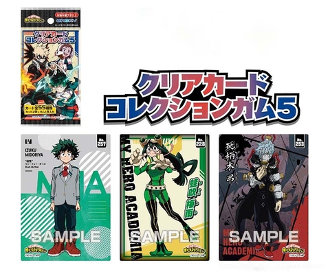 THẺ BÀI  My Hero Academia - Clear Card Collection - (Ensky) PACK CARD CHÍNH HÃNG