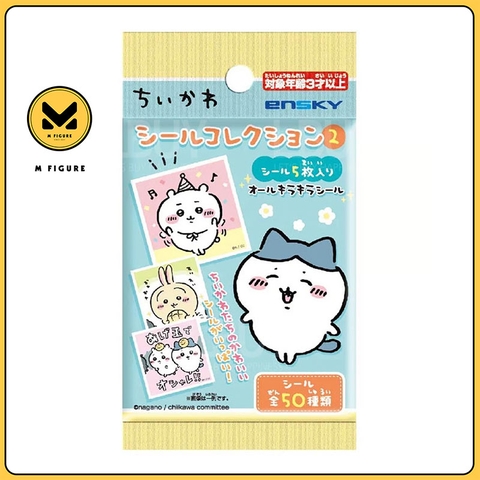 THẺ BÀI Chiikawa Collecting Sticker Stamp Vol2 - Stickers Collection (Ensky) PACK CARD CHÍNH HÃNG