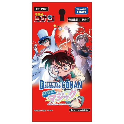 THẺ BÀI Detective Conan - Enchanting Magic [CT-P07] Booster Pack (Takara Tomy) PACK CARD CHÍNH HÃNG
