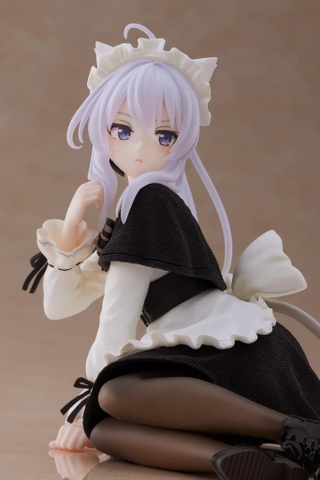 MÔ HÌNH Elaina - Desktop Cute - Neko Maid ver ( Taito ) FIGURE CHÍNH HÃNG