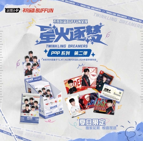 THẺ BÀI LCK Pro Gamer Card - BUFFUN 2024 - TWINKLING DREAMERS-POP 2nd PACK CARD CHÍNH