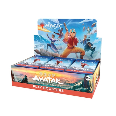 THẺ BÀI Magic:The Gathering - Avatar: The Last Airbender- Play Booster Box (Wizards of the Coast) PACK CARD CHÍNH HÃNG