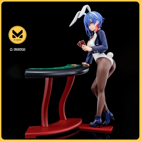 [Pre Order] MÔ HÌNH 1/6 scaled pre-painted figure of The Demon Sword Master of Excalibur Academy Sakuya Sieglinde wearing lapis lazuli blue bunny costume with Nip Slip Gimmick System(Nippon Columbia) FIGURE CHÍNH HÃNG