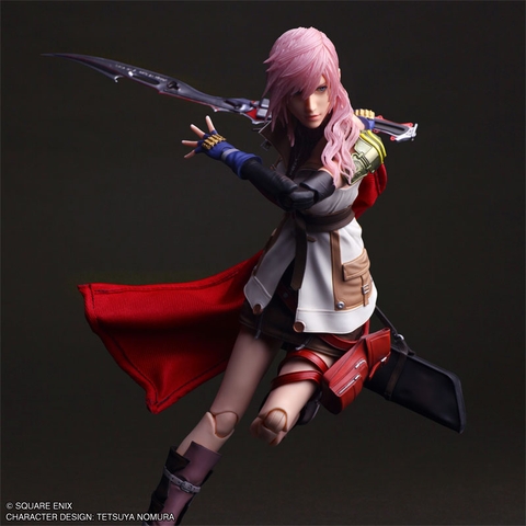 [Pre Order] MÔ HÌNH Final Fantasy XIII PLAY ARTS SHIN Lightning(Square Enix) FIGURE CHÍNH HÃNG