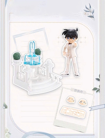 Mô Hình Edogawa Conan -  Meitantei Conan White Dress - Fantastics Series Action Figure (Blokees) FIGURE CHÍNH HÃNG