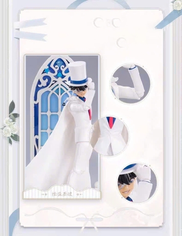 Mô Hình Kuroba Kaito -  Meitantei Conan White Dress - Fantastics Series Action Figure (Blokees) FIGURE CHÍNH HÃNG