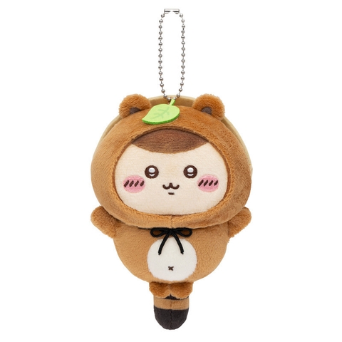 Bông Chiikawa - Zettai Tanuki Damon Kuji (C prize) - Plush Mascot (Gray Parka Service) Plushie CHÍNH HÃNG